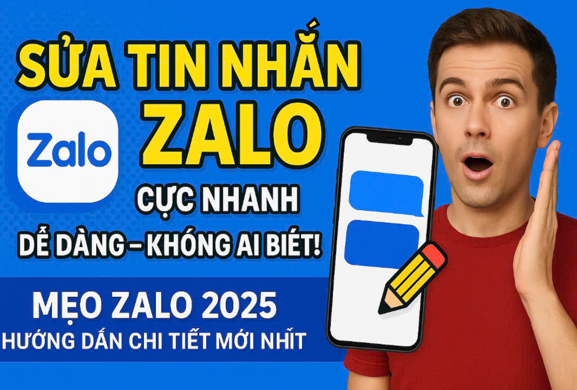 Mẹo sửa tin nhắn Zalo - chính thức ra mắt tính năng sửa tin nhắn
